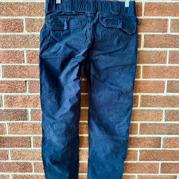 Dovetail Workwear Women’s Navy Blue Cargo Pants Flat Front, Size 0, 28 Inseam - Picture 2 of 7